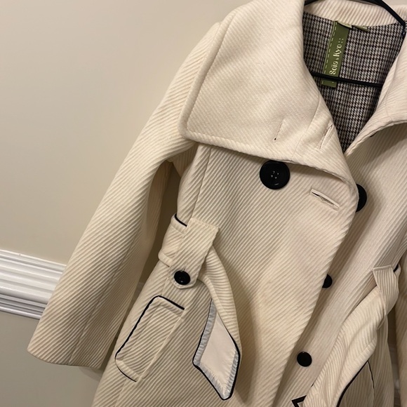 Soia & Kyo gemma wool cream coat - Picture 5 of 6